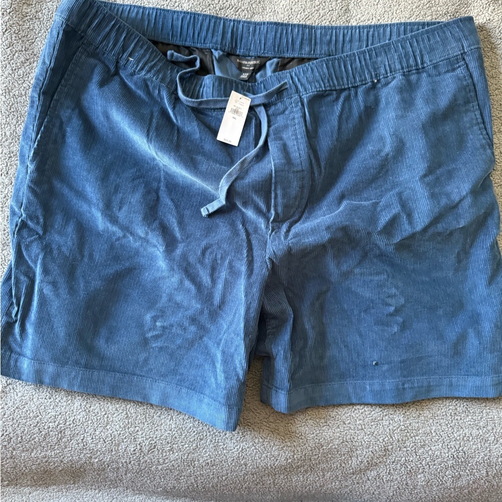 Banana Republic Blue Corduroy Shorts